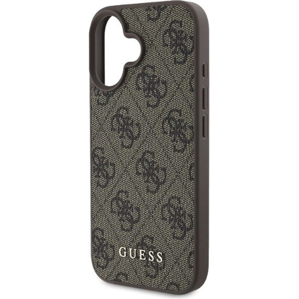 Fodral för Apple iPhone 16 Plus, Guess, 4G Classic, Brun