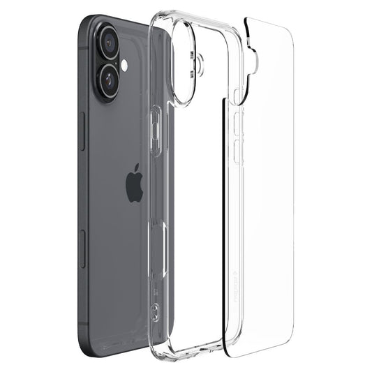 Skyddsfodral för Apple iPhone 16 Plus, Spigen, Ultra Hybrid, Transparent