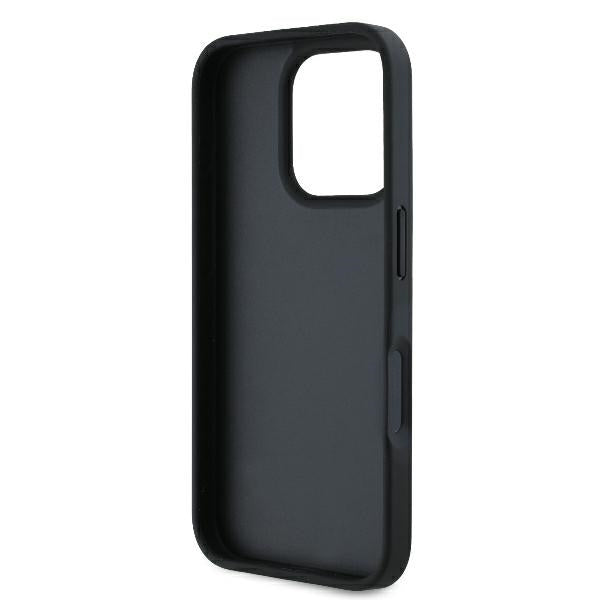 Case for Apple iPhone 16 Pro, Karl Lagerfeld, Cardslots Monogram, Black