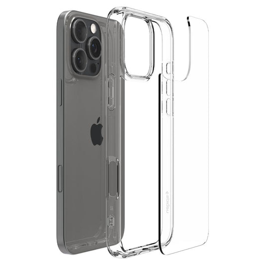 Skyddsfodral för Apple iPhone 16 Pro Max, Spigen, Ultra Hybrid, Transparent ACS07992