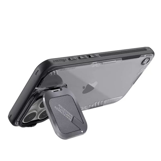 Fodral för Apple iPhone 16 Pro, Nillkin, Iceblade Prop (utan kamerautskärning), Svart