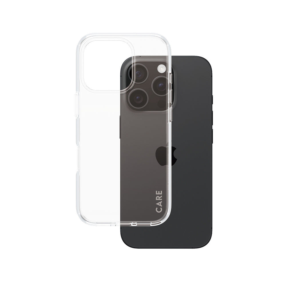 Skyddsfodral för Apple iPhone 16 Pro, PanzerGlass, Care Urban Combat, Transparent