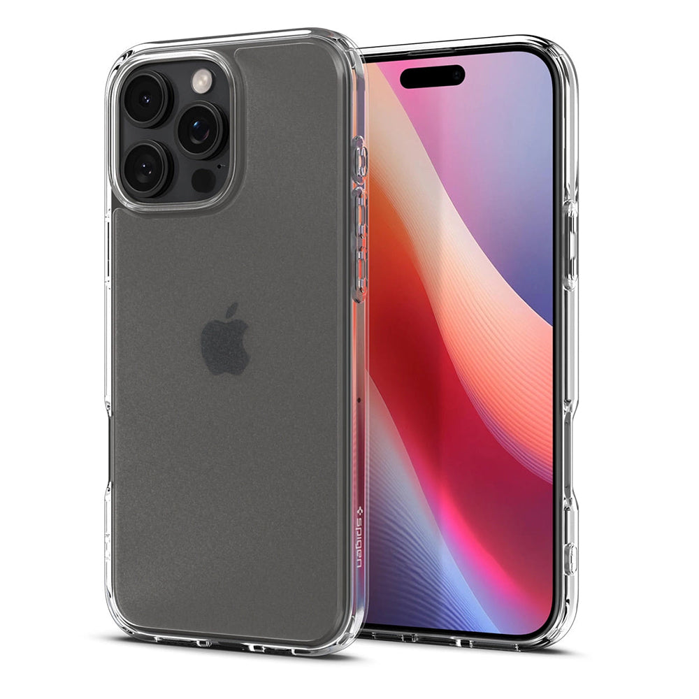 Skyddsfodral för Apple iPhone 16 Pro, Spigen, Ultra Hybrid, Satin Transparent ACS08122