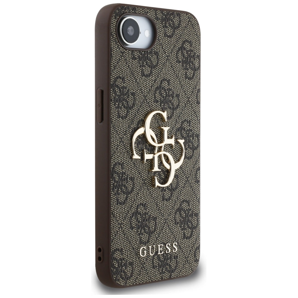 Fodral för Apple iPhone 17e / 16e, Guess, 4G Big Logo, Brun