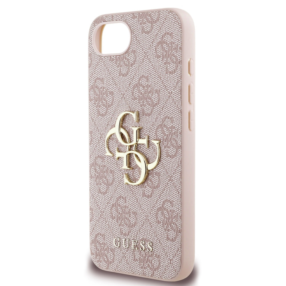 Fodral för Apple iPhone 17e / 16e, Guess, 4G Big Logo, Rosa