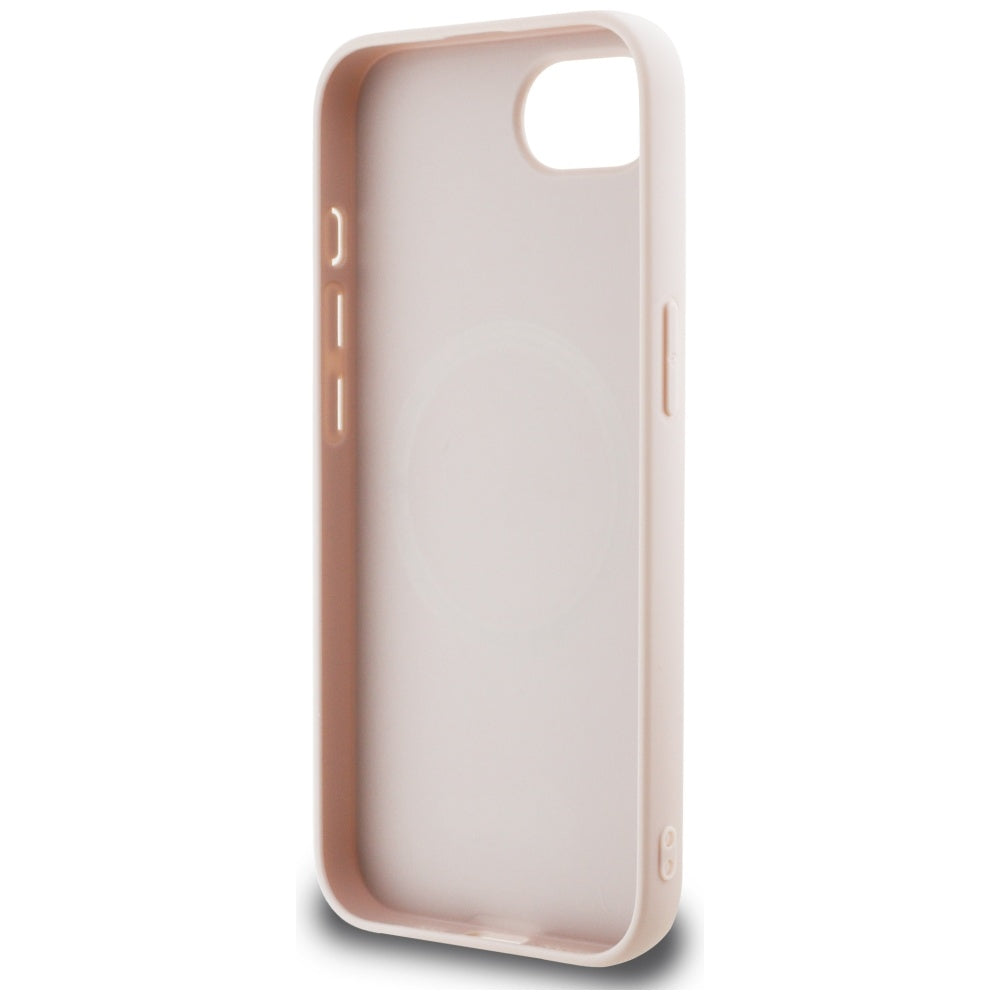 Skyddsfodral för Apple iPhone 17e / 16e, Guess, 4G Script Logo, Rosa
