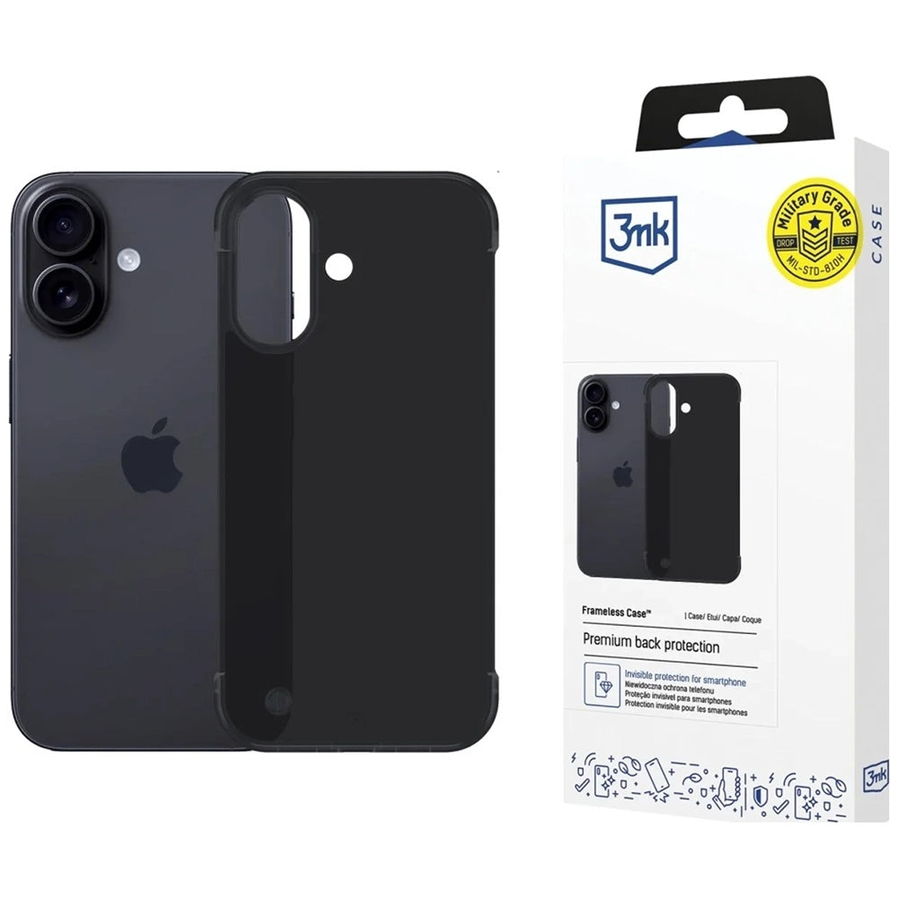 Skyddsfodral för Apple iPhone 17, 3MK, Just20g, Svart