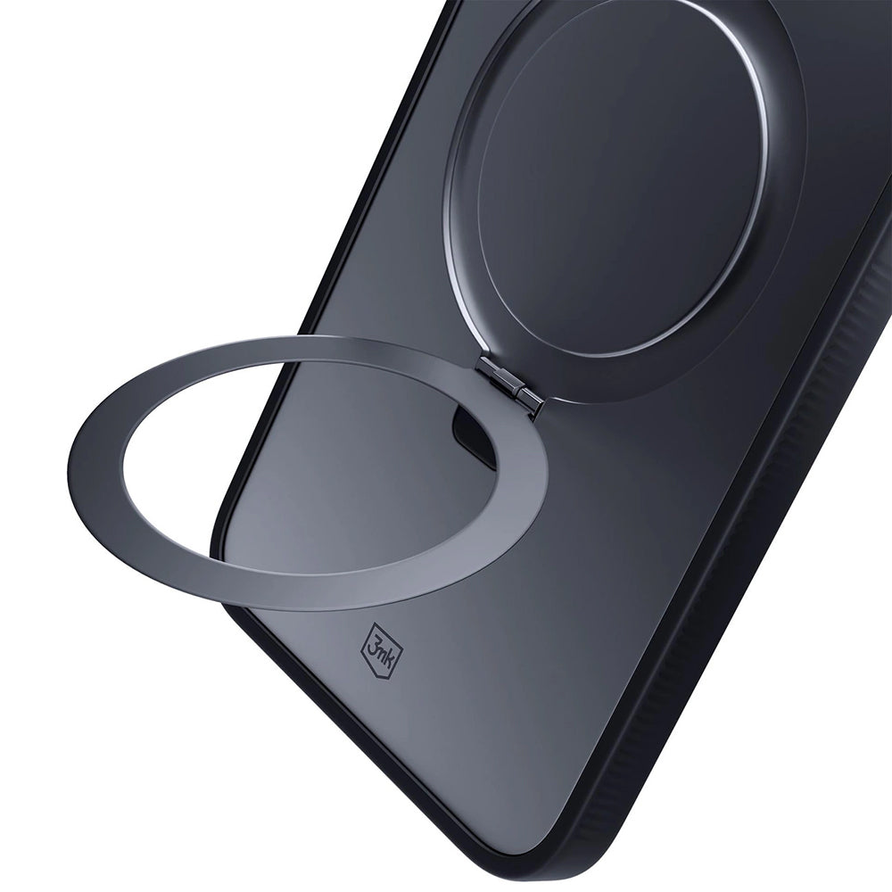 Fodral för Apple iPhone 17, 3MK, Smoke MagStand, Svart