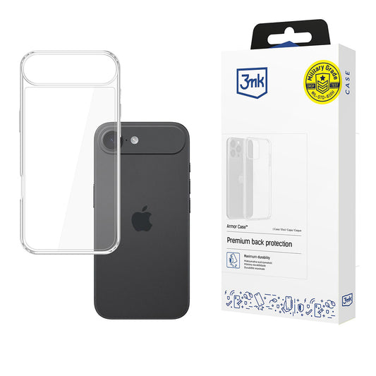 Skyddsfodral för Apple iPhone 17 Air, 3MK, Armor, Transparent
