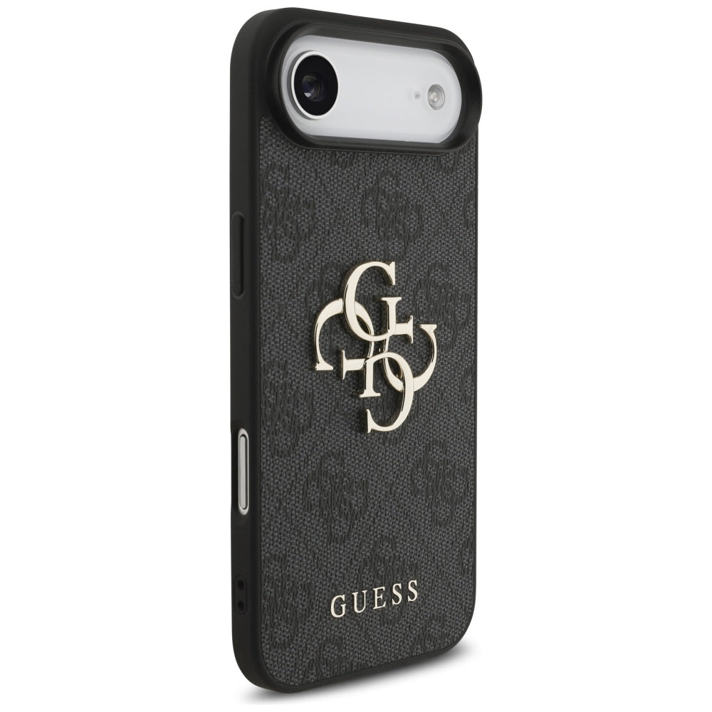 Skyddsfodral för Apple iPhone 17 Air, Guess, 4G Classic Logo med rem, Svart