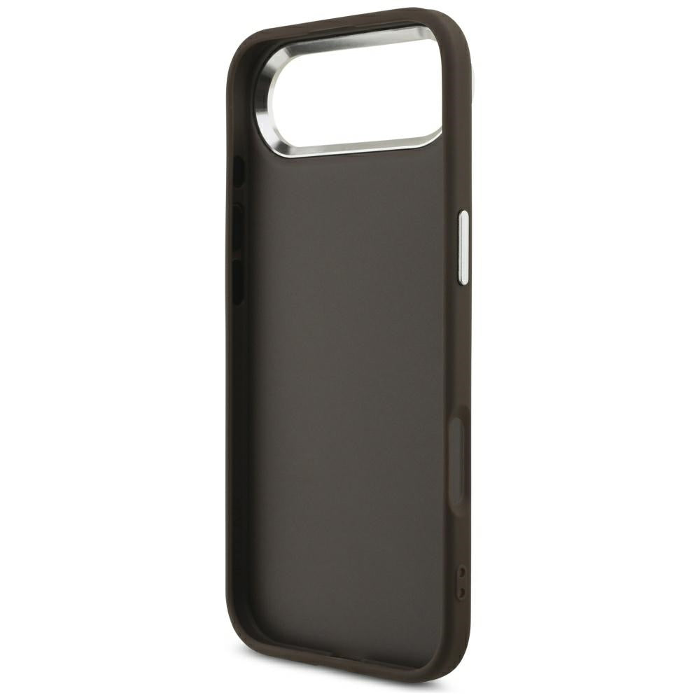Fodral för Apple iPhone 17 Air, Guess, Big 4G Logo Classic, Brun Silver