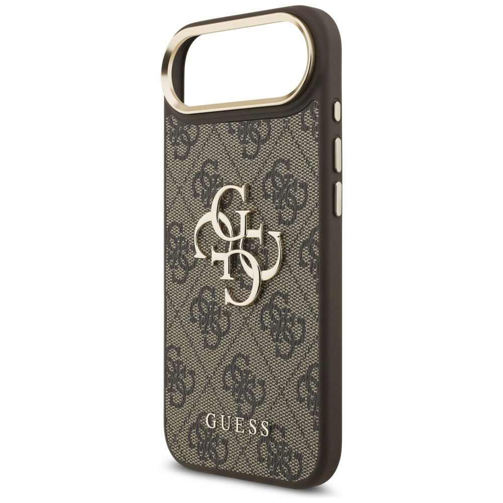 Fodral för Apple iPhone 17 Air, Guess, Big 4G Logo Classic, Guldbrun