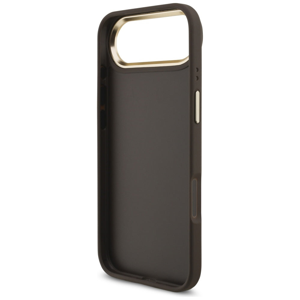 Fodral för Apple iPhone 17 Air, Guess, Big 4G Logo Classic, Guldbrun