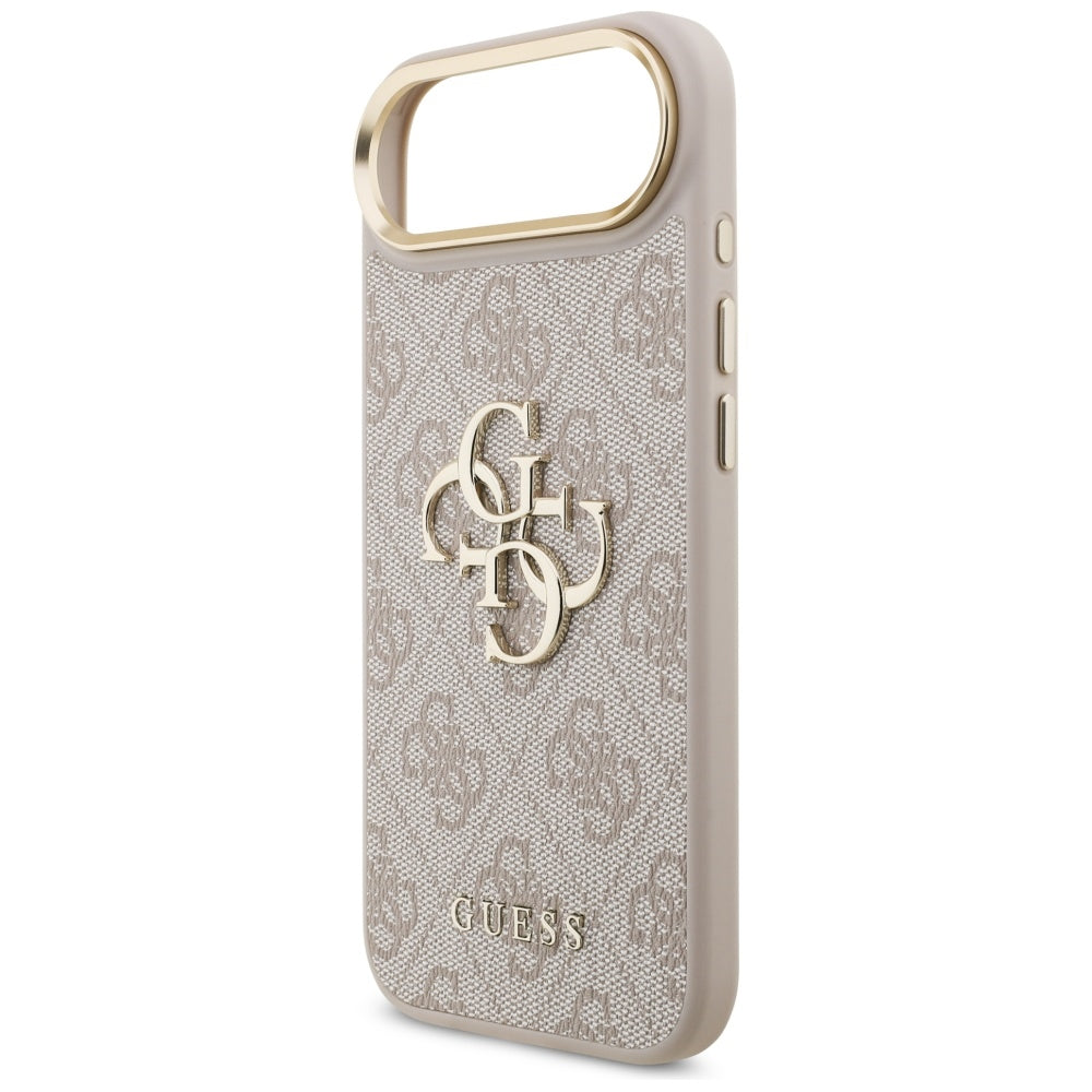 Skyddsfodral för Apple iPhone 17 Air, Guess, Big 4G Logo Classic, Guldrosa