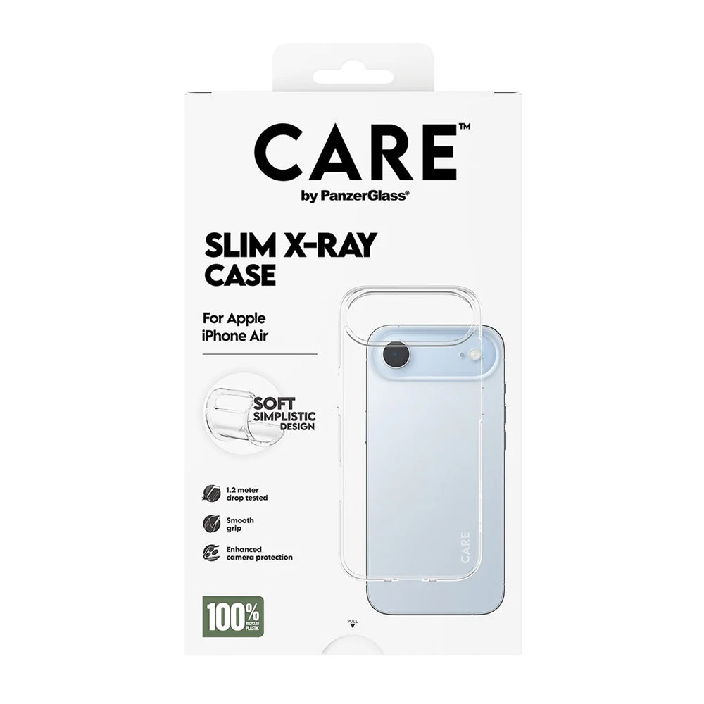 Skyddsfodral för Apple iPhone 17 Air, PanzerGlass, Care Fashionable X-ray, Transparent