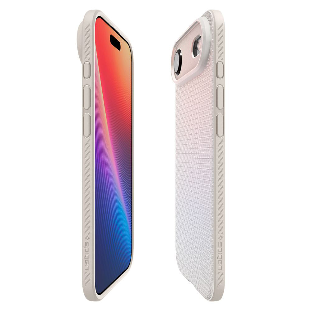 Skyddsfodral för Apple iPhone 17 Air, Spigen, Liquid Air, Beige