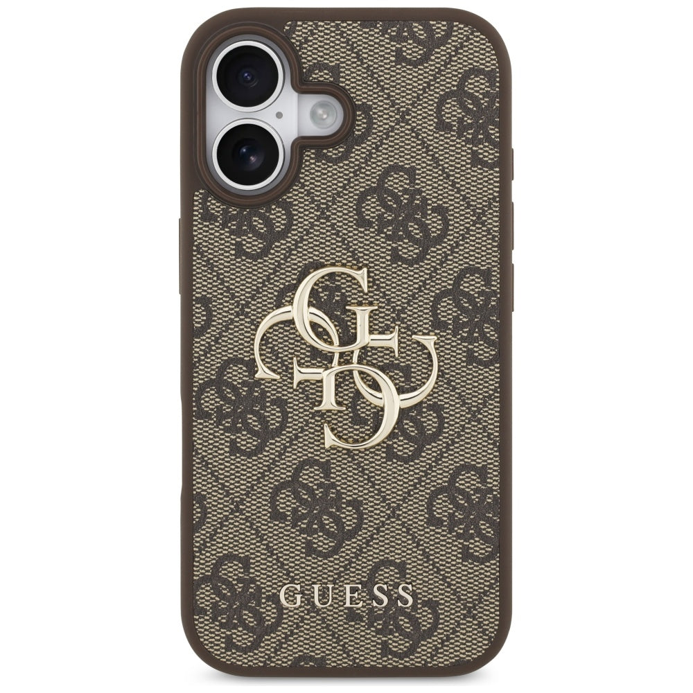 Skyddsfodral för Apple iPhone 17, Guess, 4G Big Logo, Brun