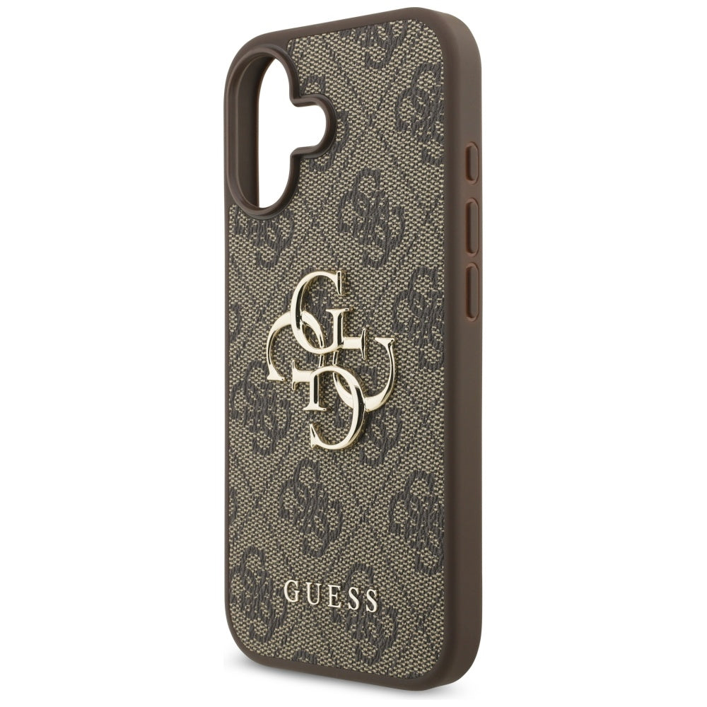 Skyddsfodral för Apple iPhone 17, Guess, 4G Big Logo, Brun