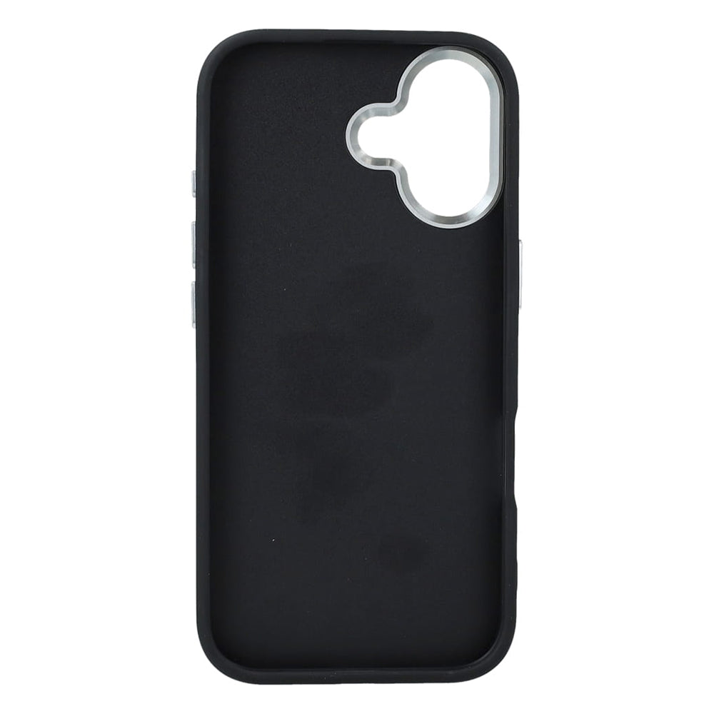 Skyddsfodral för Apple iPhone 17, Guess, Big 4G Logo Classic, Svart Silver