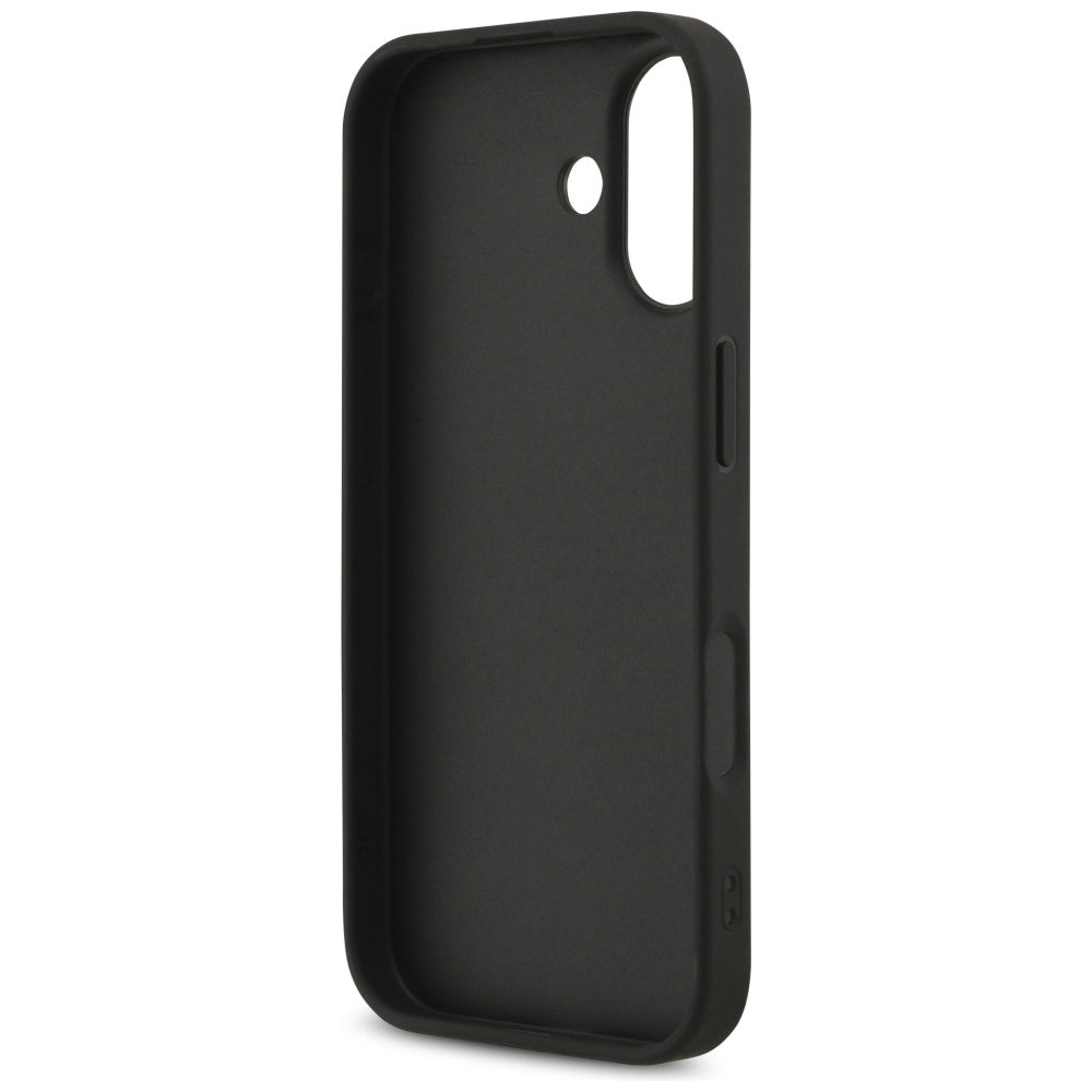Case for Apple iPhone 17, Guess, Fixed Glitter Big 4G, Black