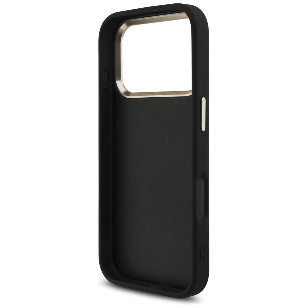 Fodral för Apple iPhone 17 Pro, Guess, Big 4G Logo Classic, Svart Guld