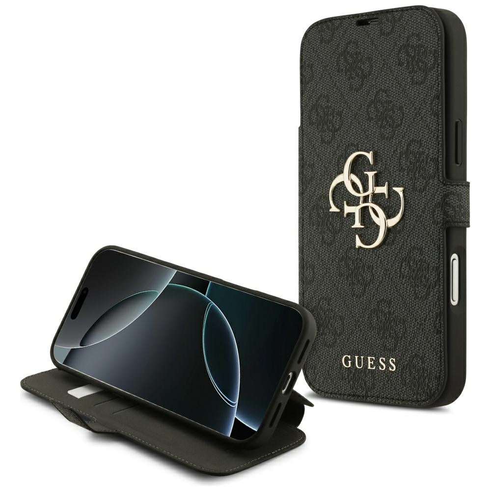 Fodral för Apple iPhone 17 Pro Max, Guess, 4G Metal Logo, Svart