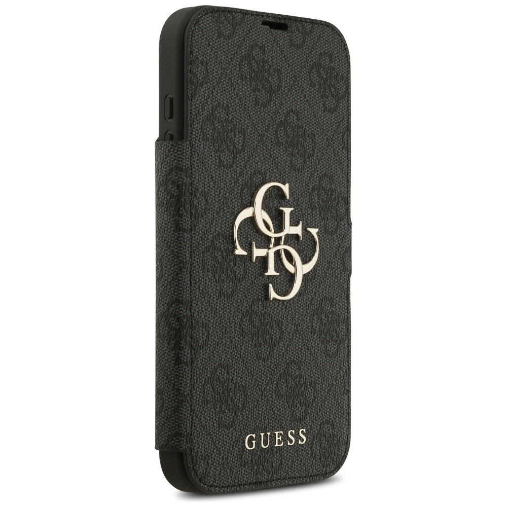 Fodral för Apple iPhone 17 Pro Max, Guess, 4G Metal Logo, Svart