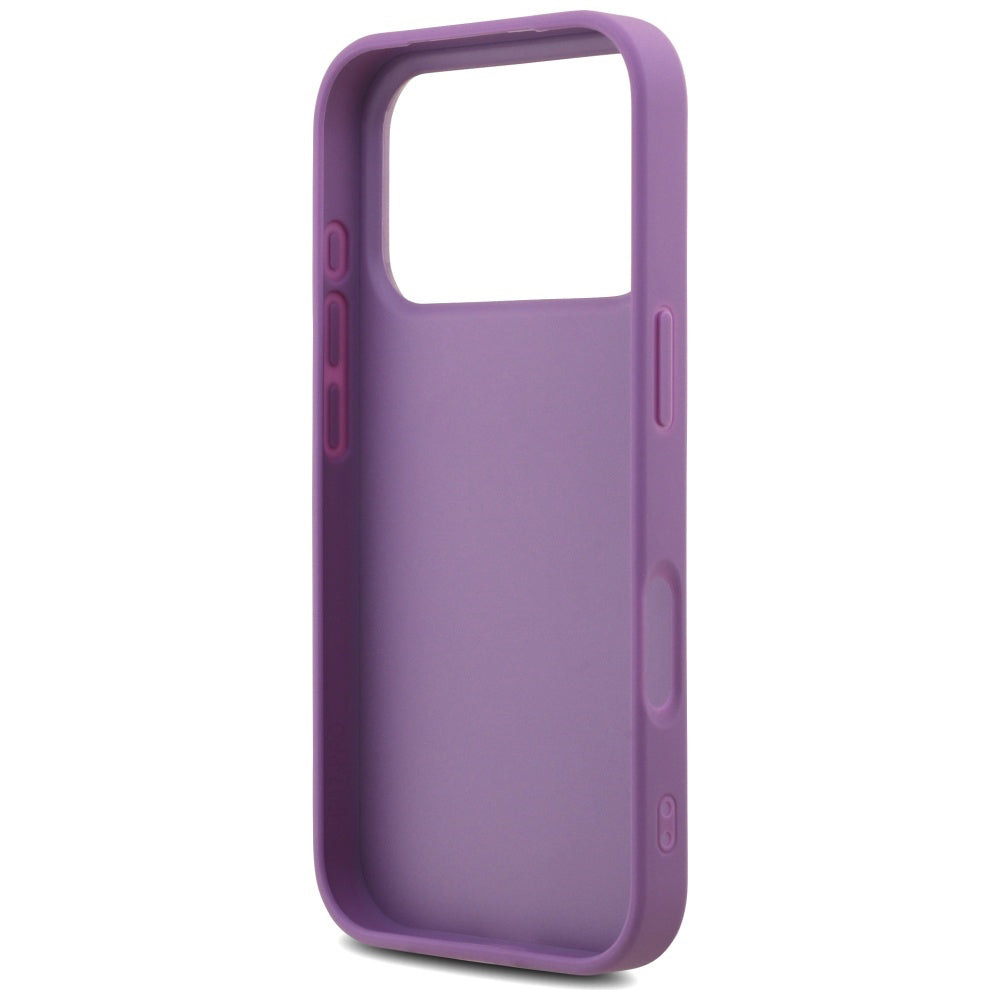 Skyddsfodral för Apple iPhone 17 Pro Max, Guess, Fixed Glitter Big 4G, Lila