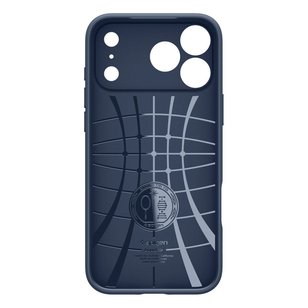 Skyddsfodral för Apple iPhone 17 Pro Max, Spigen, Liquid Air, Marinblå ACS10266