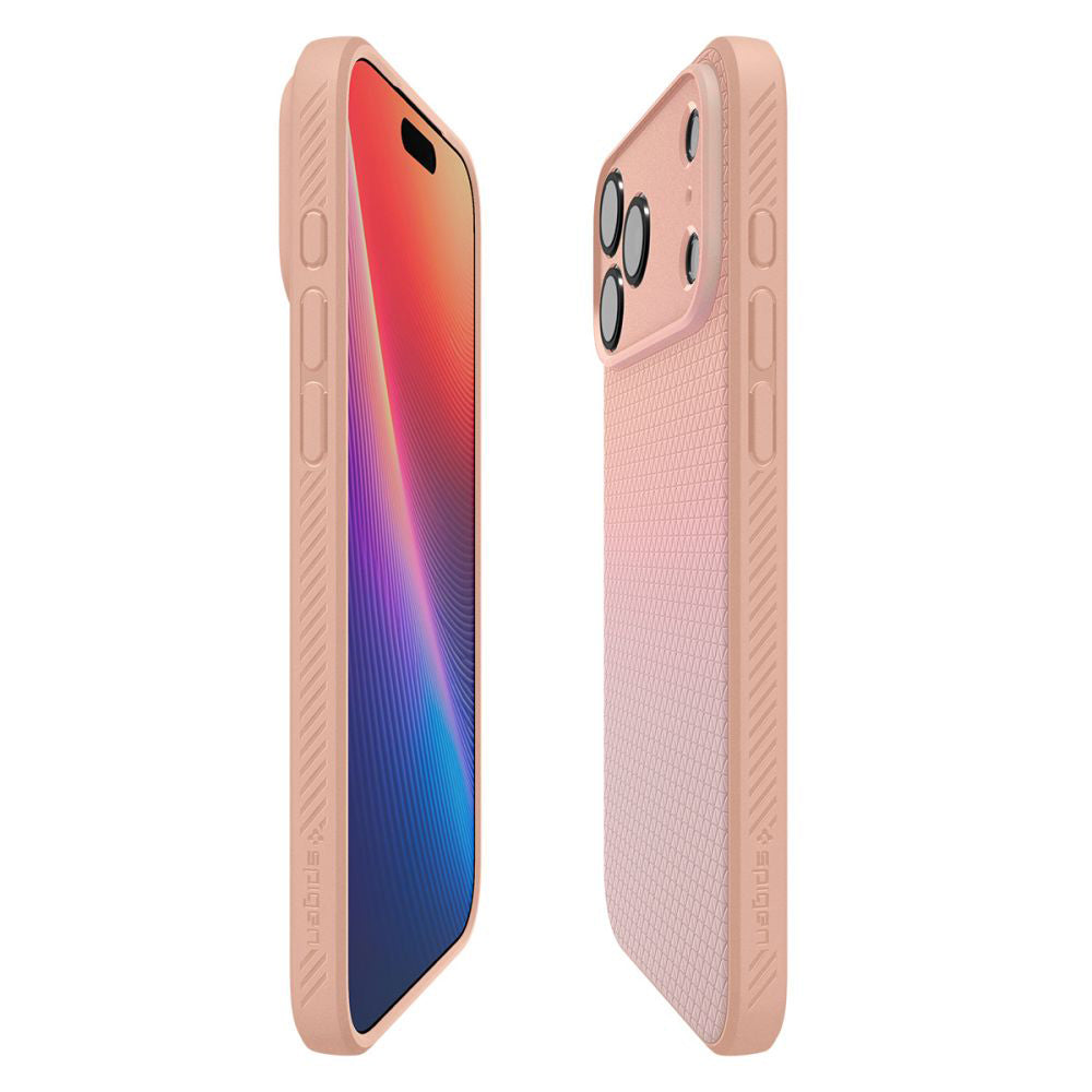 Skyddsfodral för Apple iPhone 17 Pro Max, Spigen, Liquid Air, Rosa ACS10269