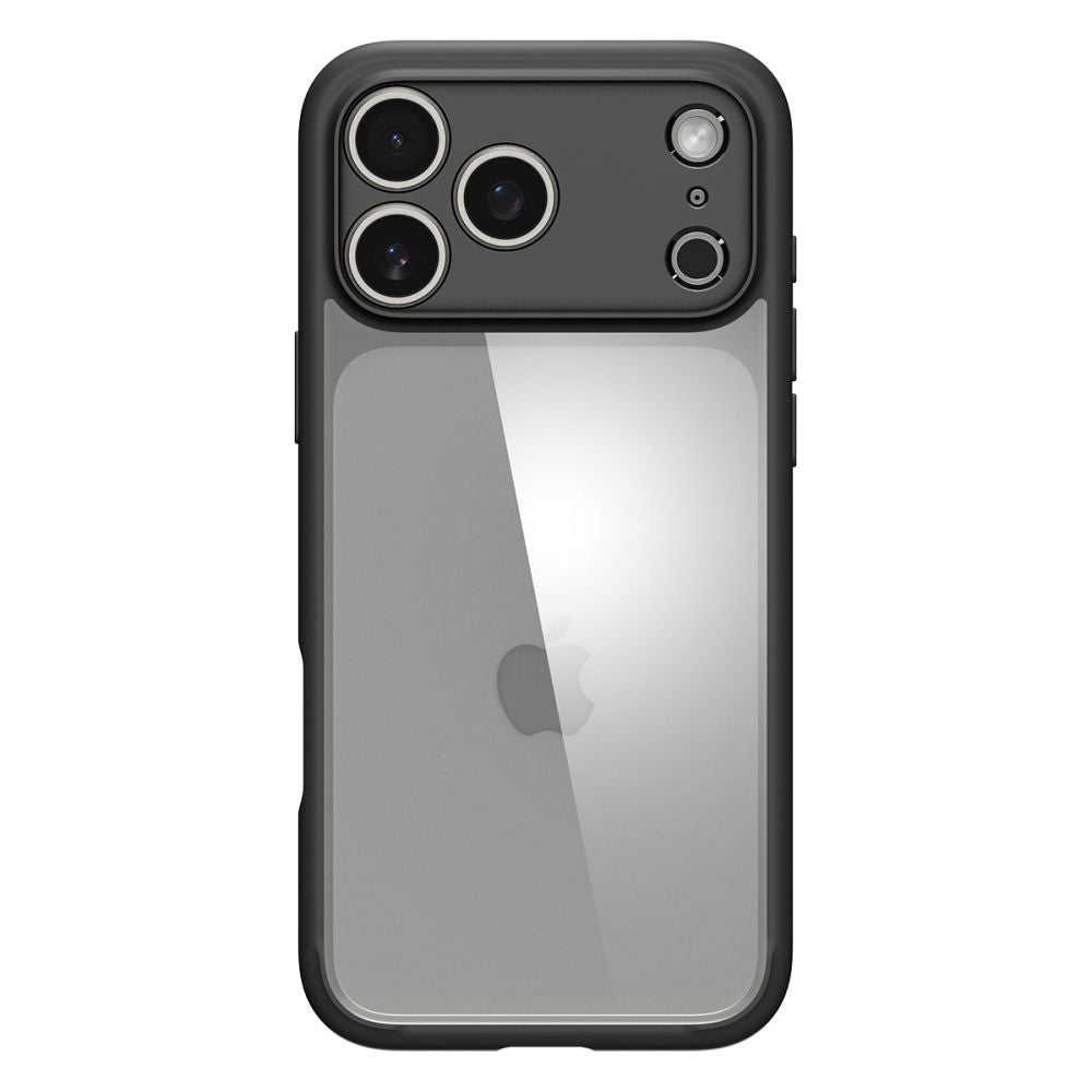 Skyddsfodral för Apple iPhone 17 Pro Max, Spigen, Ultra Hybrid, Mattsvart ACS10279