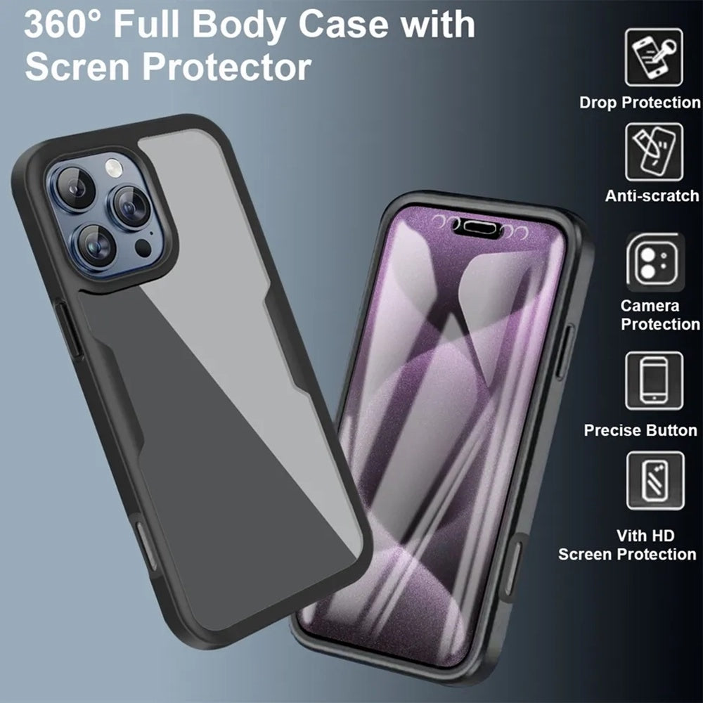 Skyddsfodral för Apple iPhone 17 Pro Max, Techsuit, ColorVerse 360, Rosa