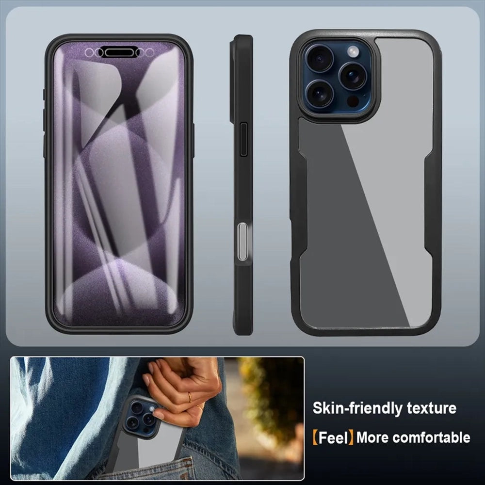 Skyddsfodral för Apple iPhone 17 Pro Max, Techsuit, ColorVerse 360, Rosa