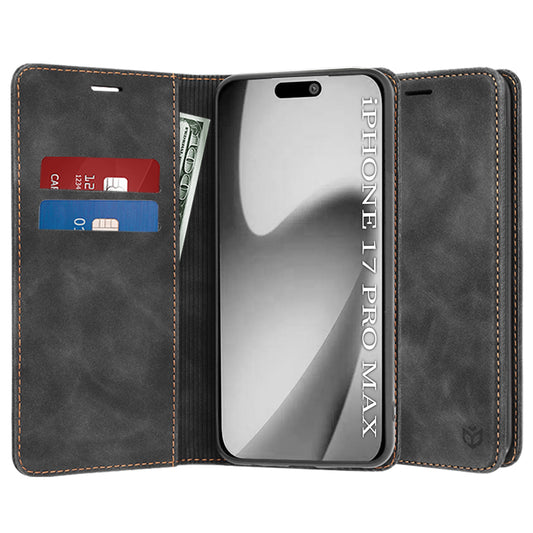 Fodral för Apple iPhone 17 Pro Max, Techsuit, Confy, Svart