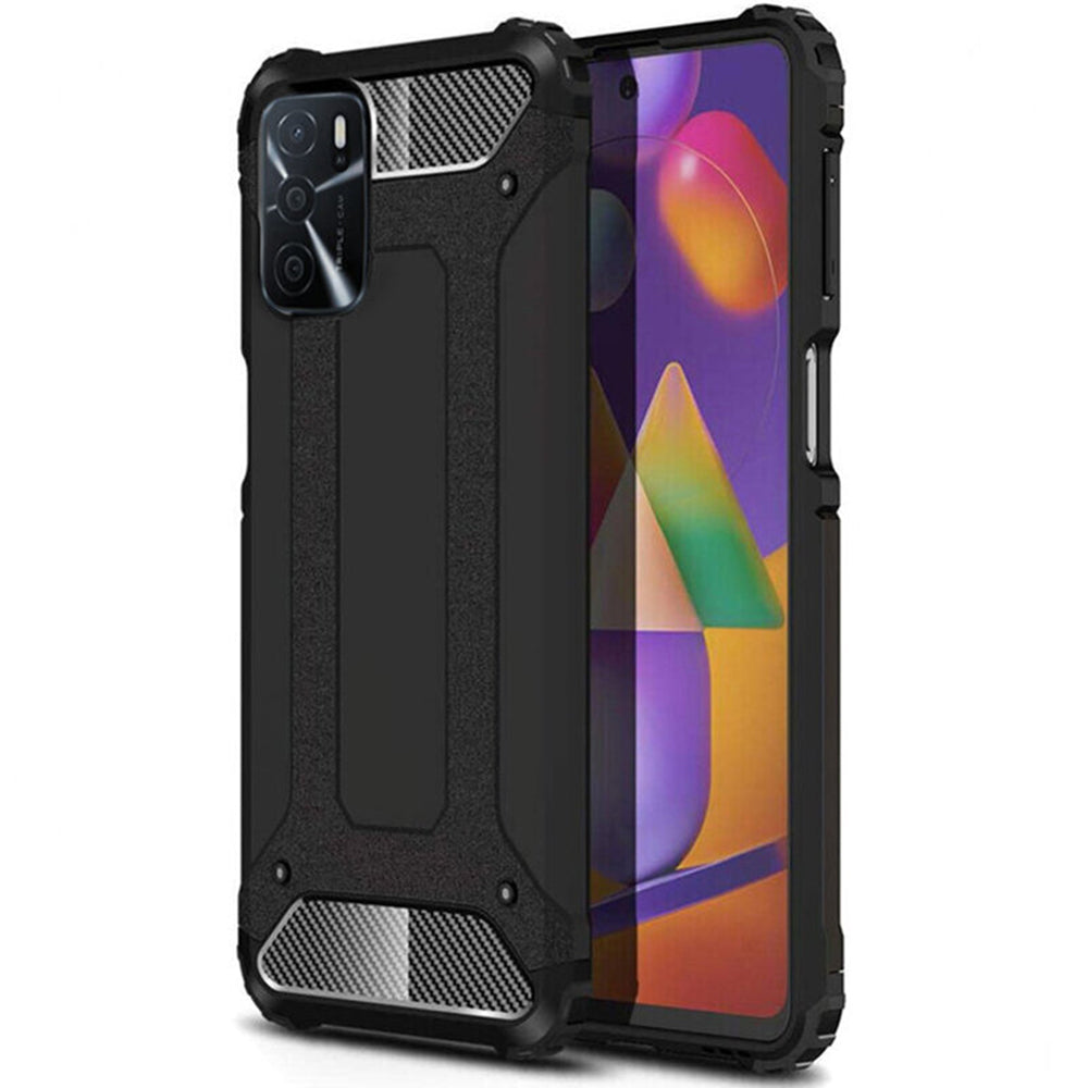 Skyddsfodral för Apple iPhone 17 Pro Max, Techsuit, Hybrid Armor, Svart
