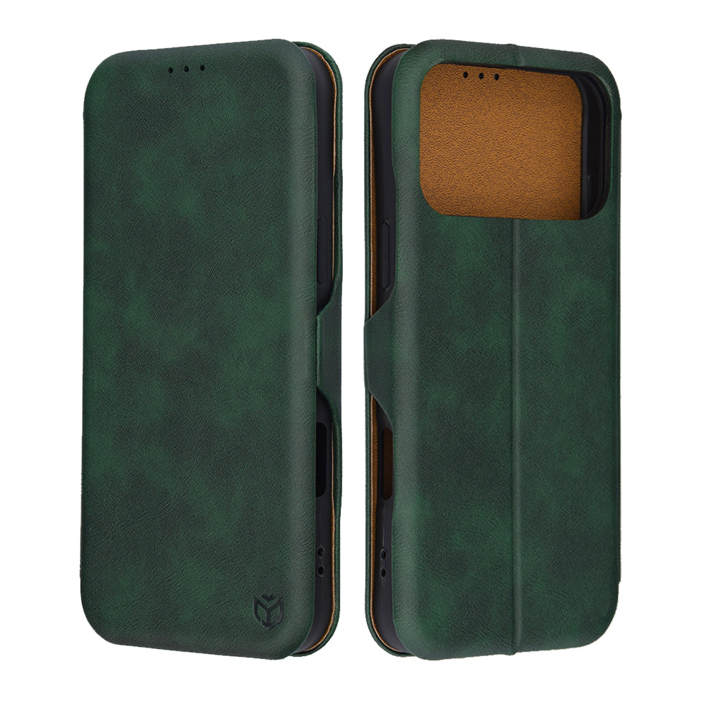Case for Apple iPhone 17 Pro Max, Techsuit, Safe Wallet Plus, Green