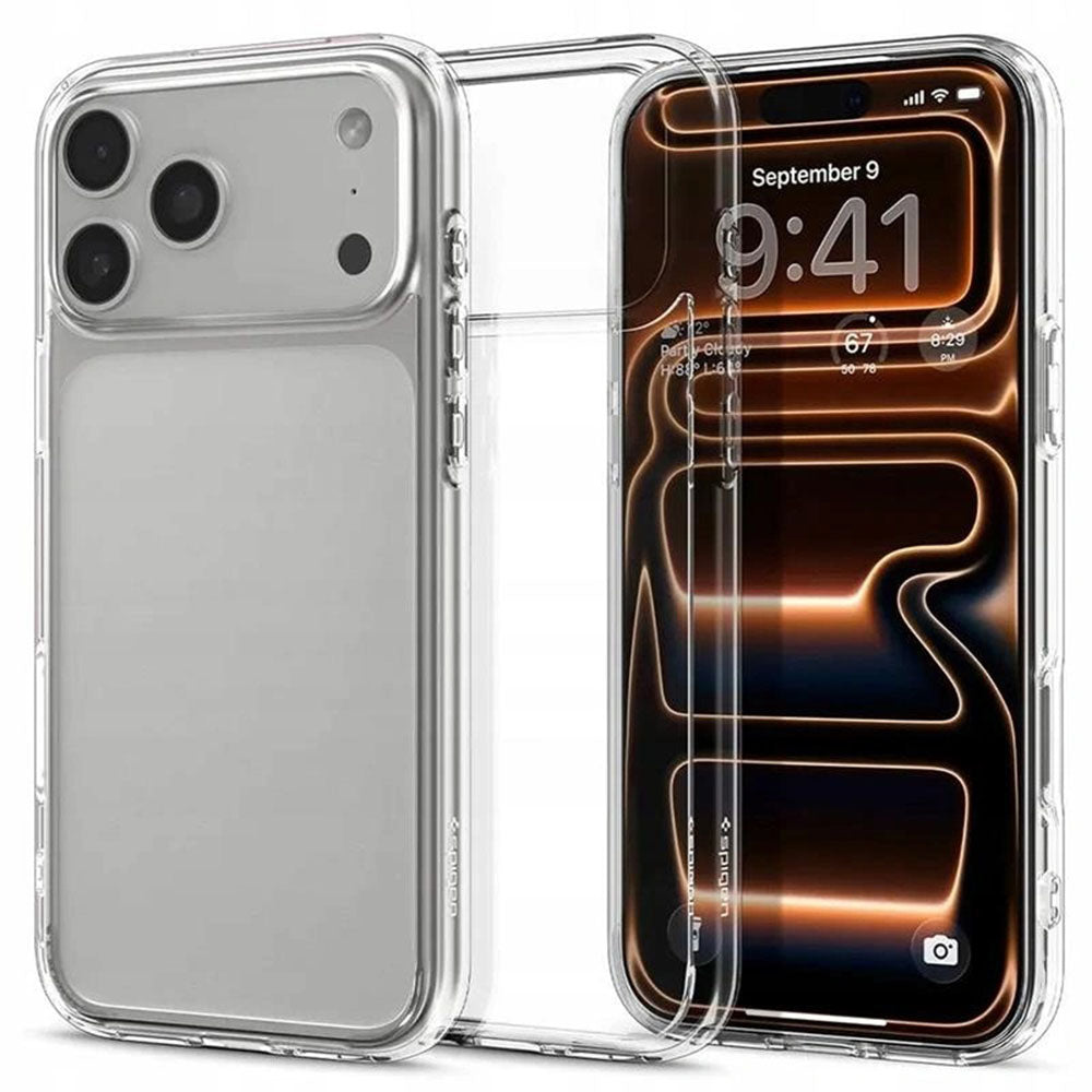 Skyddsfodral för Apple iPhone 17 Pro, Spigen, Ultra Hybrid, Transparent ACS10342