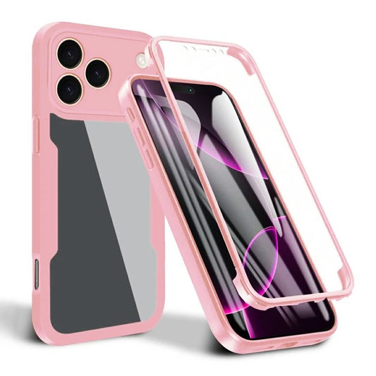 Skyddsfodral för Apple iPhone 17 Pro, Techsuit, ColorVerse 360, Rosa
