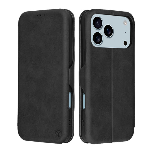 Fodral för Apple iPhone 17 Pro, Techsuit, Safe Wallet Plus, Svart