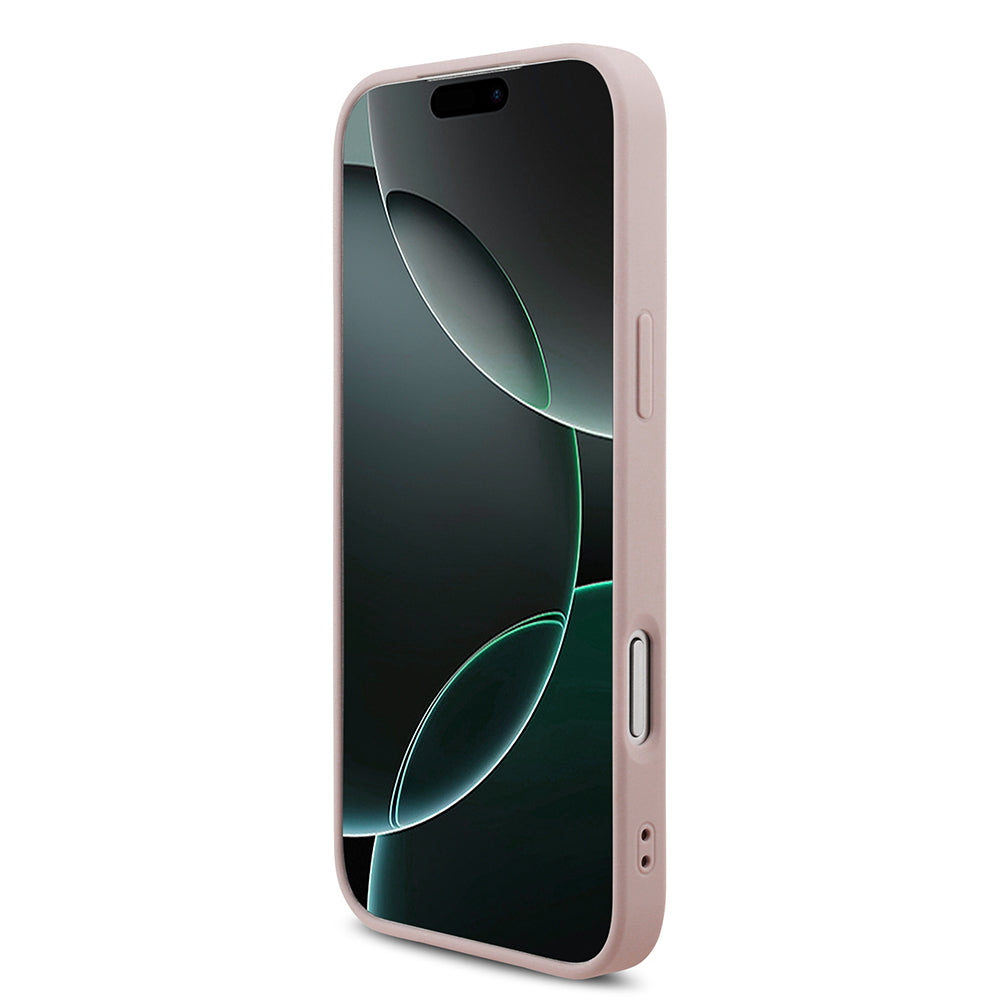 Fodral för Apple iPhone 18 Pro / 17 Pro, Guess, 4G Big Logo, Rosa
