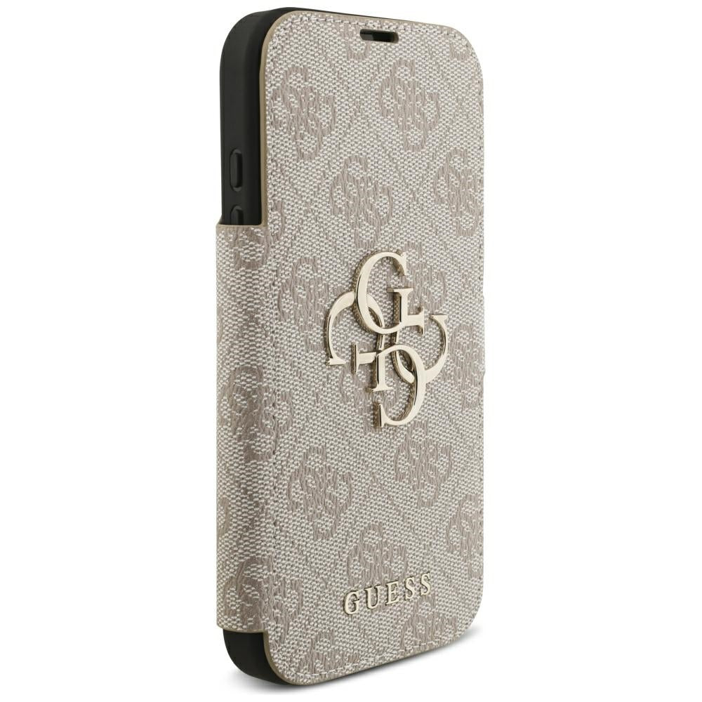 Fodral för Apple iPhone 18 Pro / 17 Pro, Guess, 4G Metallogo, Rosa