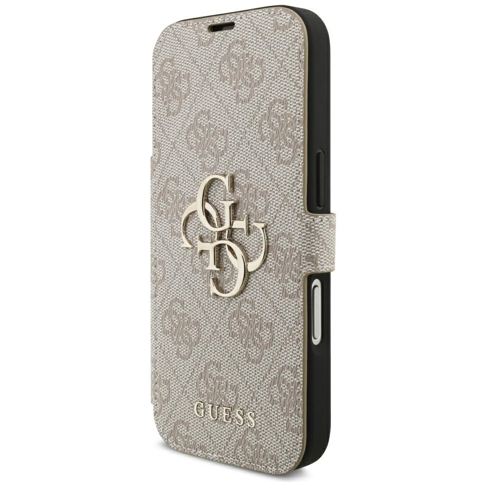 Fodral för Apple iPhone 18 Pro / 17 Pro, Guess, 4G Metallogo, Rosa