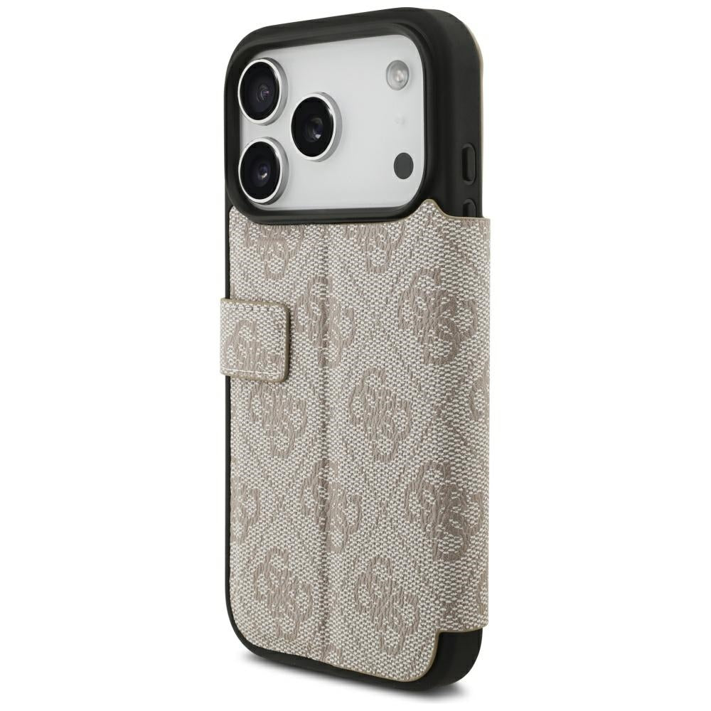 Fodral för Apple iPhone 18 Pro / 17 Pro, Guess, 4G Metallogo, Rosa