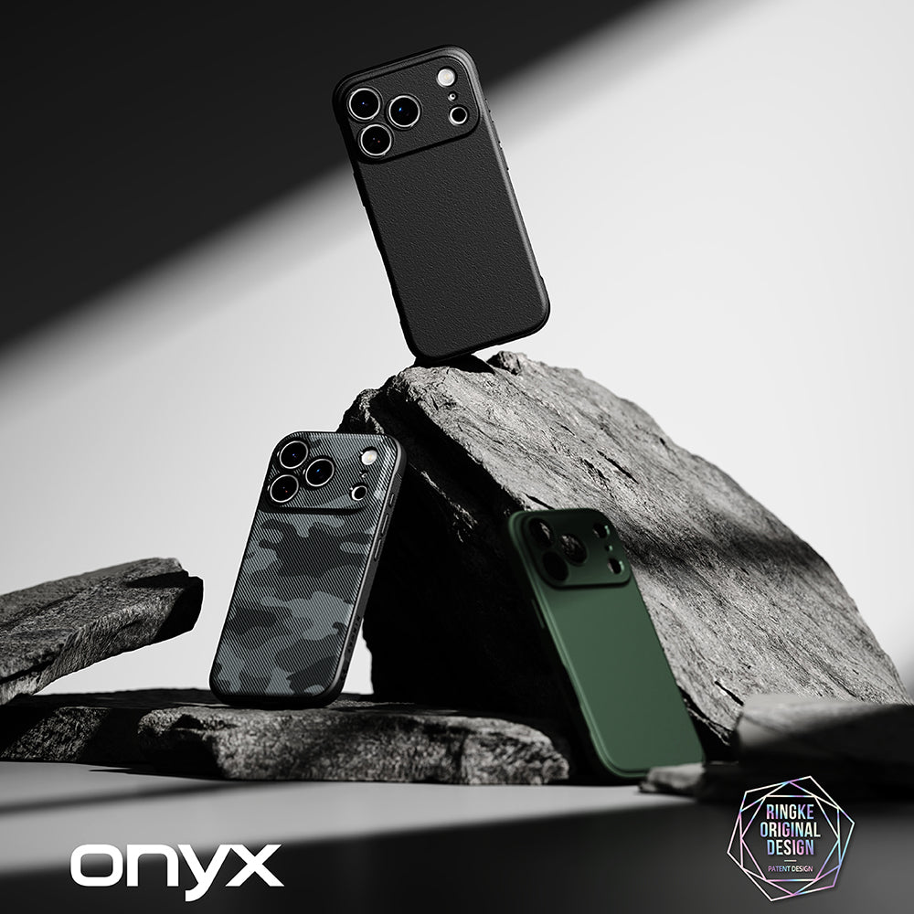 Fodral för Apple iPhone 18 Pro / 17 Pro, Ringke, Onyx, Svart