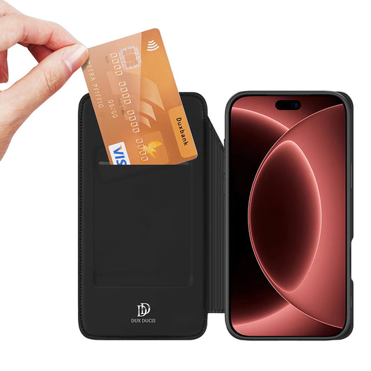 Fodral för Apple iPhone 18 Pro Max / 17 Pro Max, DUX DUCIS, Skin Pro, Svart