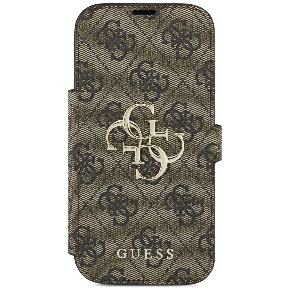 Case for Apple iPhone 18 Pro Max / 17 Pro Max, Guess, 4G Metal Logo, Brown