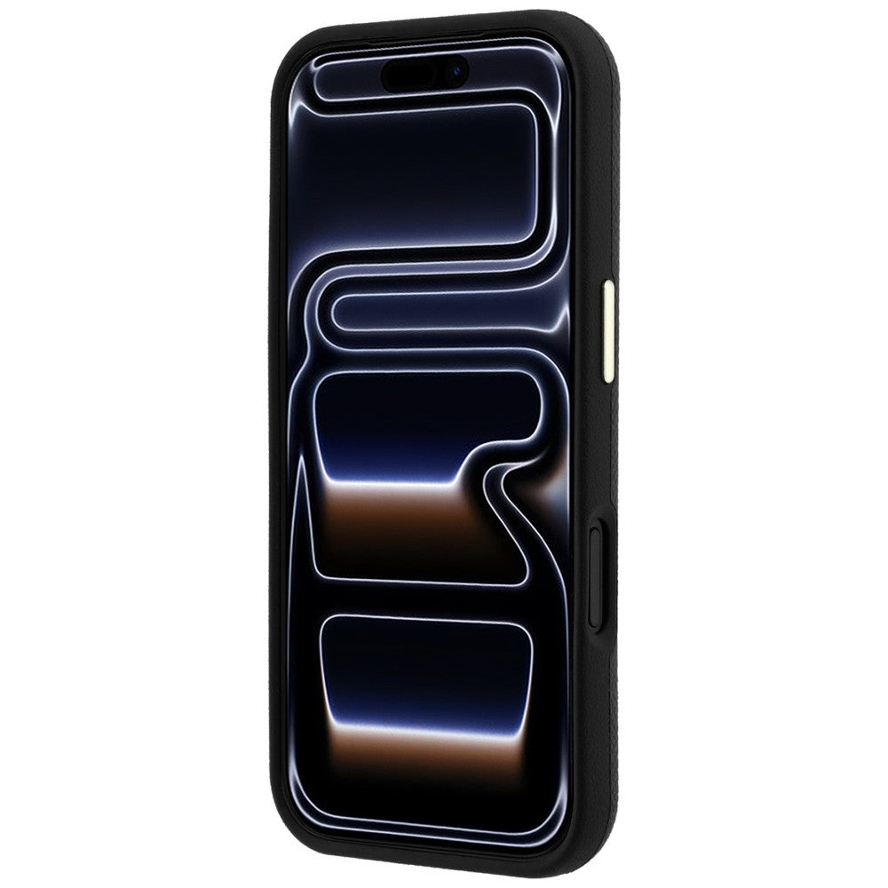 Fodral för Apple iPhone 18 Pro Max / 17 Pro Max, Guess, Grained Big Resin Logo, Svart
