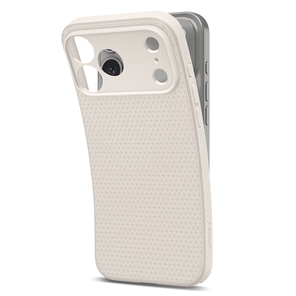 Fodral för Apple iPhone 18 Pro Max / 17 Pro Max, Spigen, Liquid Air, Beige ACS12114