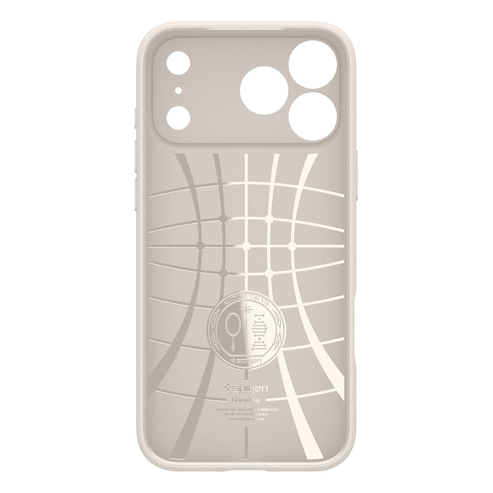Fodral för Apple iPhone 18 Pro Max / 17 Pro Max, Spigen, Liquid Air, Beige ACS12114