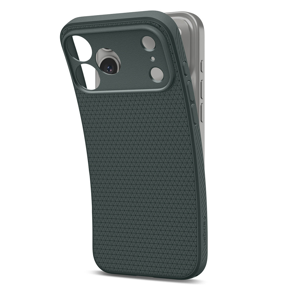 Fodral för Apple iPhone 18 Pro Max / 17 Pro Max, Spigen, Liquid Air, Grön ACS12113